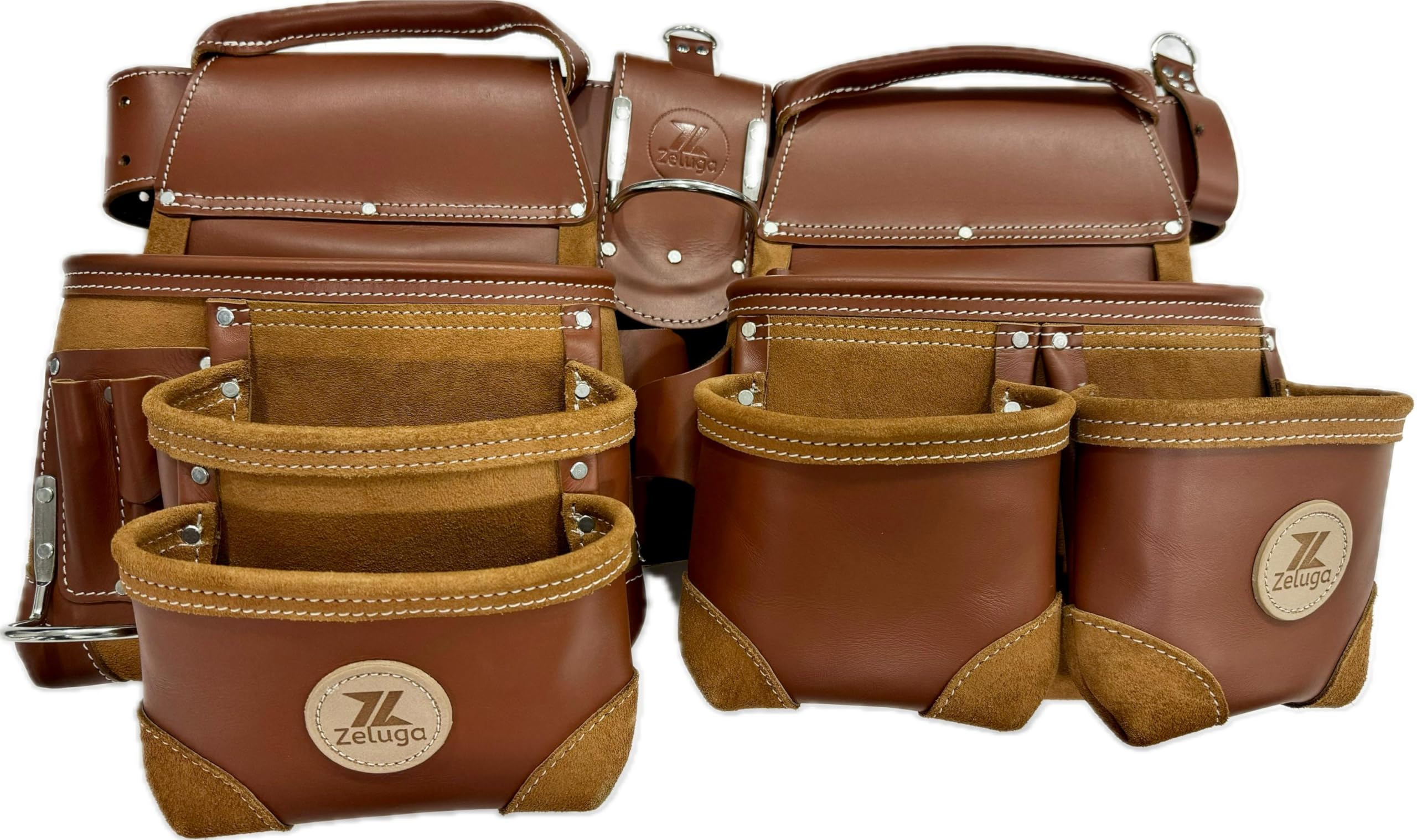 Amazon.com: Zeluga 20-162 Heavy Duty Leather Framer Tool Bag